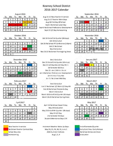 Kearney School District Calendars – Kearney, MO