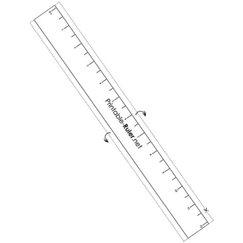 Elementary rulers - Printable Ruler