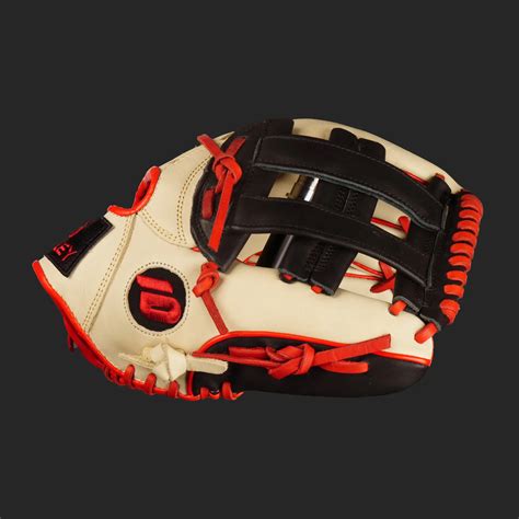 12" Elite Series Youth Outfield Glove - Red, Black, and Blonde | Burley ...