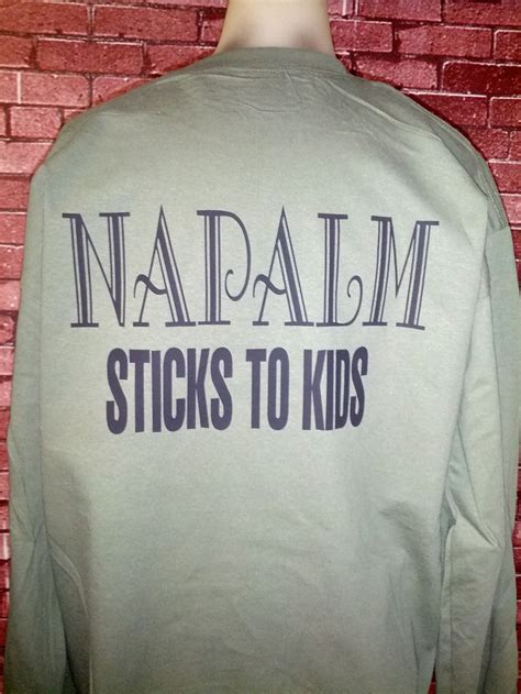 Napalm Sticks To Kids Biker T-Shirt and motorcycle shirts