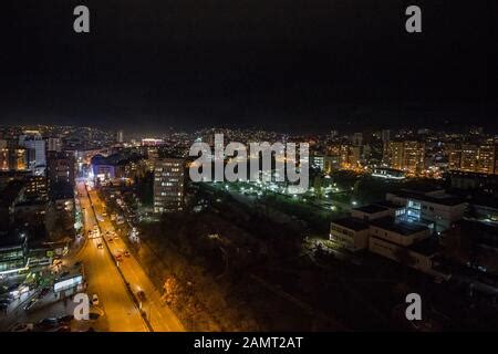 Prishtina (Pristina) Kosovo at Night – Panorama Stock Photo - Alamy