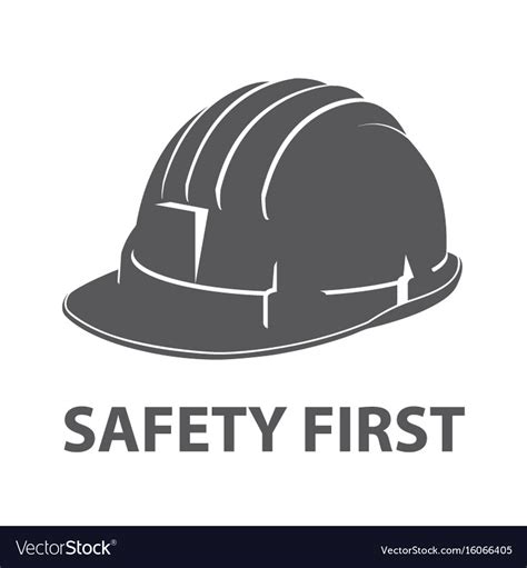 Safety hard hat icon symbol Royalty Free Vector Image