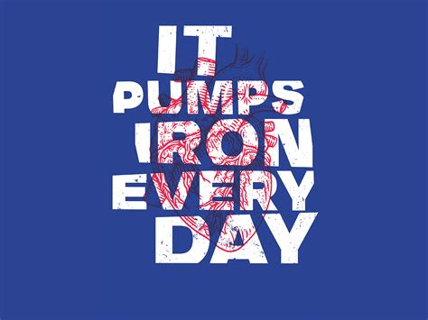 Pumping Iron by MUTI on Dribbble