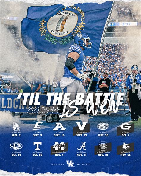 Kentucky Football Announces 2023 Schedule – UK Athletics