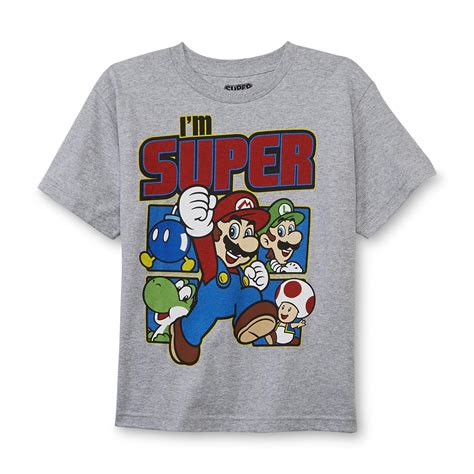 Nintendo Super Mario Bros. Boy's Graphic T-Shirt - I'm Super