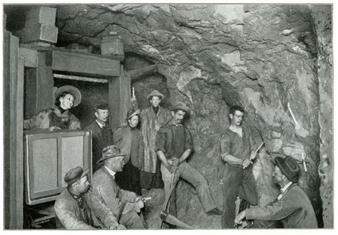 Hardworking Miners at Parrot Mine in Butte, Montana (1900)