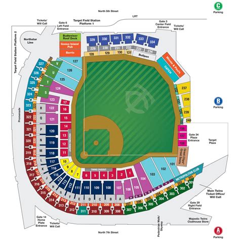 Target Field Seating Chart Legends Club | Review Home Decor