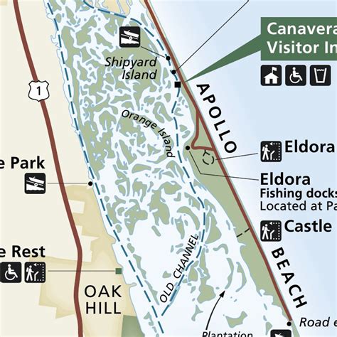 Canaveral National Seashore Map by US National Park Service | Avenza Maps