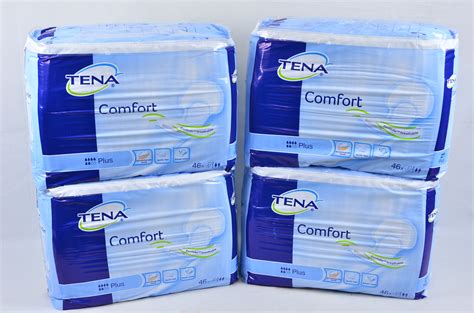 SOLD - Tena Comfort Plus Incontinence Pads - 4 Packs of 46 (184 in total) | ARHC eBay Store