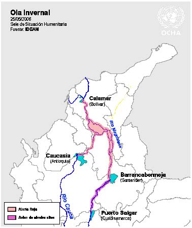 Colombia: Rainfall/Winter season OCHA Situation Report No. 6 - Colombia ...