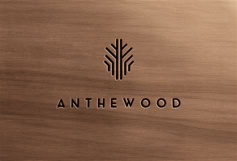 Wood logo design, Branding design inspiration, Furniture logo