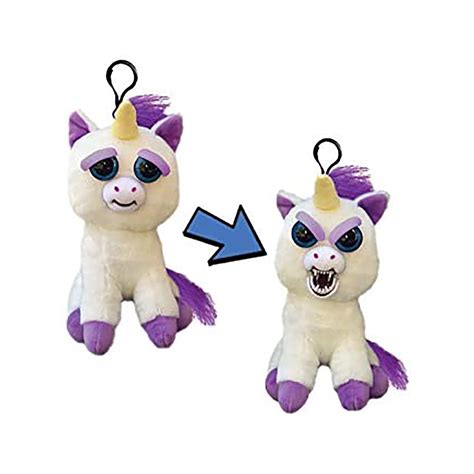 Feisty Pets Mini Unicorn Glenda Glitterpoop 4.5 Inch Plush Clip ...