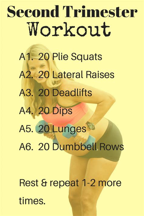 Second Trimester Workout - Michelle Marie Fit