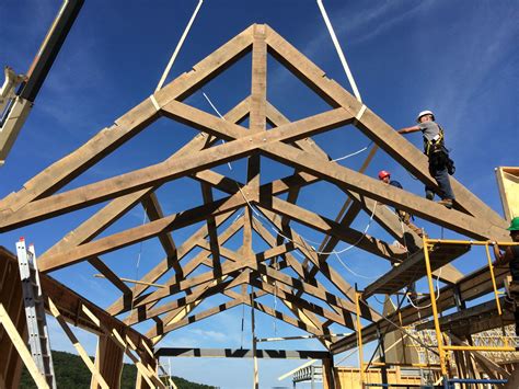 Scissor Truss Residence – Vermont Timber Works