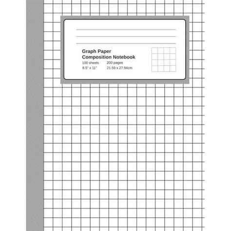 Calculus Graph Paper 4x4 Grid 4 Squares Per Inch Graph Paper 85x11 ...