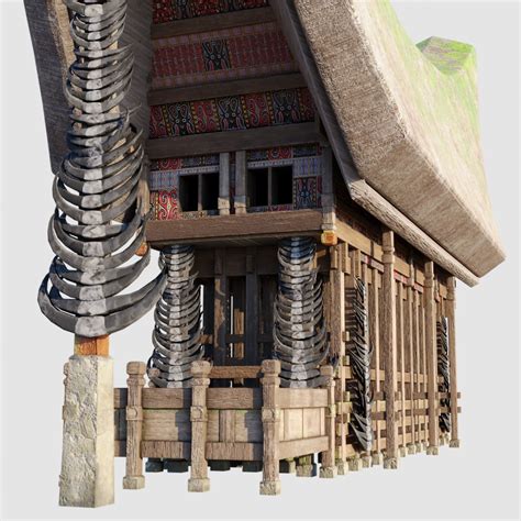 3D Model Tongkonan - Traditional Architecture - TurboSquid 1996250