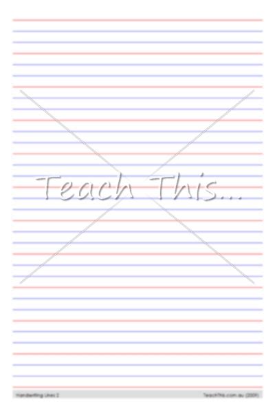 15 Primary Handwriting Line Font Images - Handwriting Lines Font ...