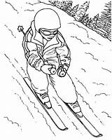 Winter Sports Coloring Pages Free Printable & Book For Kids sketch template