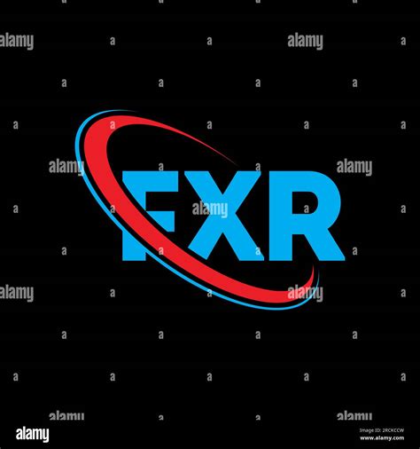 FXR logo. FXR letter. FXR letter logo design. Initials FXR logo linked with circle and uppercase ...