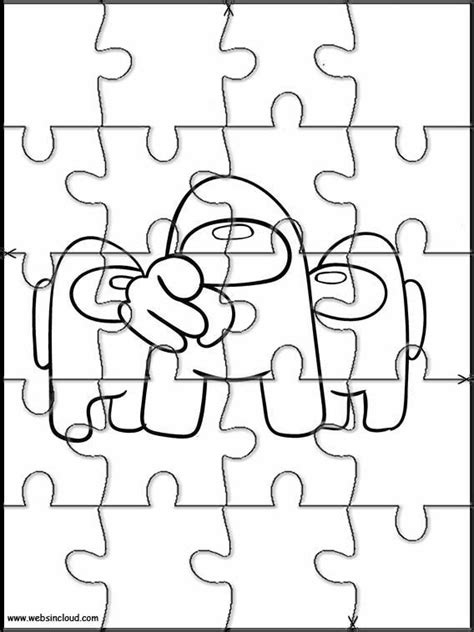 27 Printable Among Us Jigsaw Puzzles for Kids