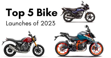 Top 5 Bike launches of 2023