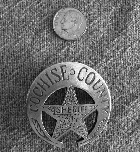 Cochise County Sheriff Badge With Pin Back made in the USA - Etsy