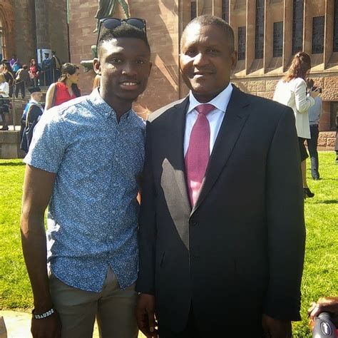 Aliko Dangote Attends Daughter's Graduation With Femi Otedola, Take Fan Photos