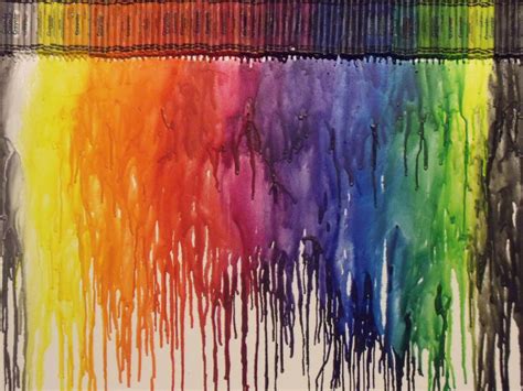 Rainbow Crayon melt by YecatsNZ on DeviantArt