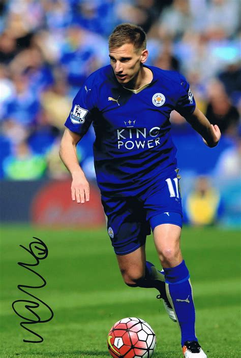 Signed Marc Albrighton Leicester City Photo