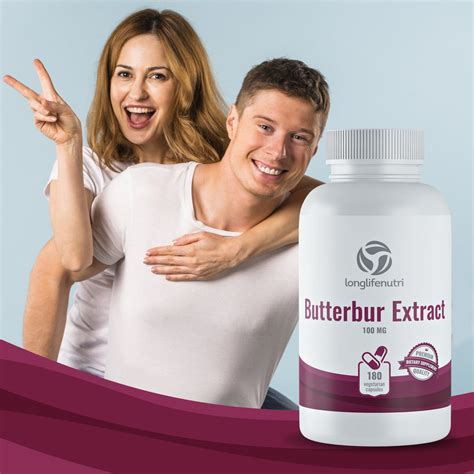 Butterbur Extract 100 mg - 180 Vegetarian Capsules – LongLifeNutri