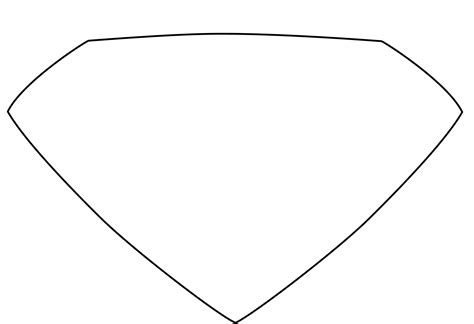 Superman Symbol Outline - Cliparts.co