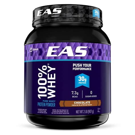 EAS 100% Whey Powder, Chocolate, 30g Protein, 2 Lb - Walmart.com - Walmart.com