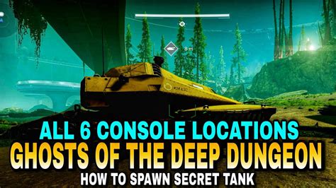 Destiny 2: Ghosts of the Deep Dungeon - All 6 Console Locations (How To Spawn The Secret Tank ...