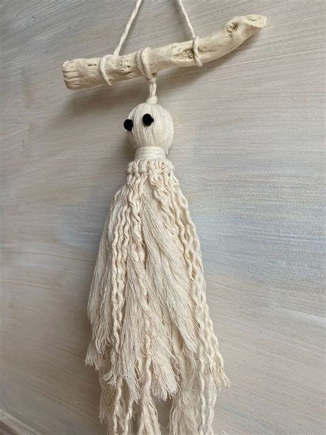 Handmade Macrame Decor Ghost Decoration Ghosts Halloween - Etsy in 2023 | Ghost decoration ...