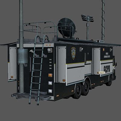 fbi command truck 3d model