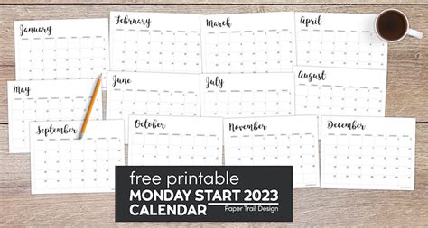 August 2023 Calendar Start On Monday - Get Calendar 2023 Update