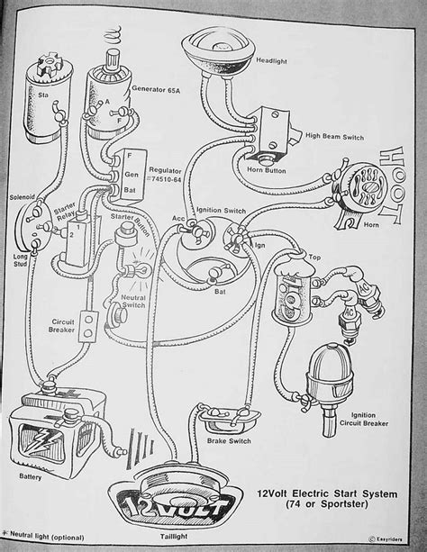 Harley Chopper Wiring Diagram - alternator