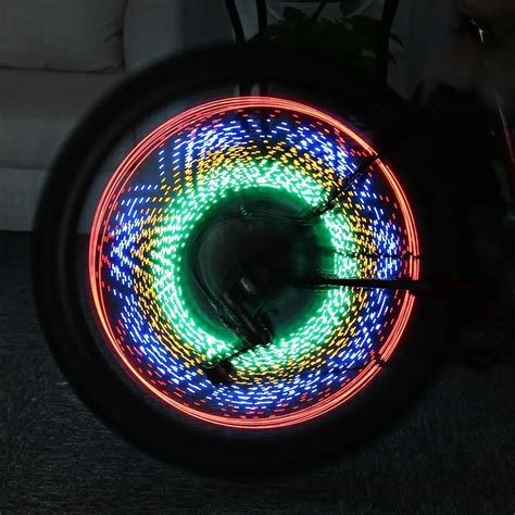 Bike Lights 32 LED Cycling Bicycle Bike Wheel Signal Tire Spoke Light For Ciclismo 32 Changes ...