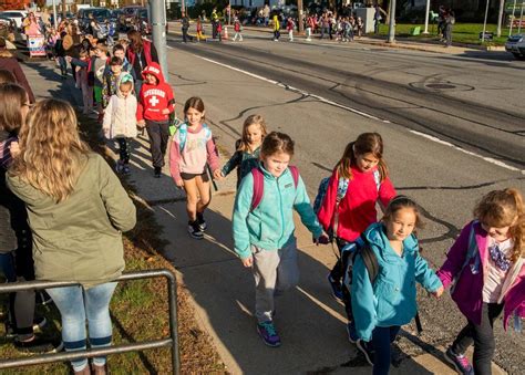 Promoting good health, community: Kids have fun on Walk, Bike & Roll to ...