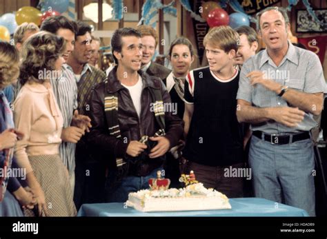 HAPPY DAYS, Anson Williams, Henry Winkler, Donny Most, Ron Howard ...