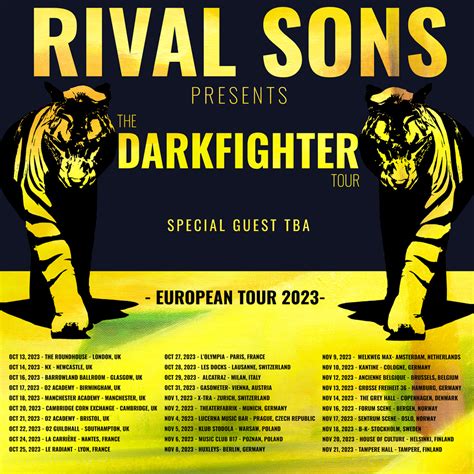 Rival Sons Announce ‘DARKFIGHTER’ & ‘LIGHTBRINGER’ Album Tour Plans ...