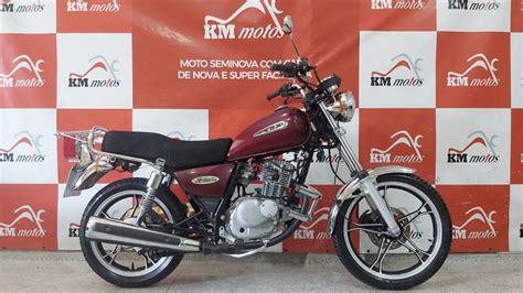 Suzuki Intruder 125 ED 2011 Vermelha | KM Motos | Sua Loja de Motos Semi Novas