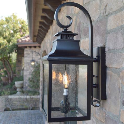 Wolcott 2-Light LED Outdoor Wall Lantern & Reviews | Birch Lane #outdoorideaspool | Outdoor wall ...