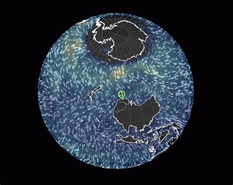 Earth - A Nullschool Visualisation | Tasmanian Geographic