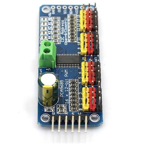 16-CH Servo Motor Controller I2C - Mikroelectron mikroelectron is an onlien electronics store in ...