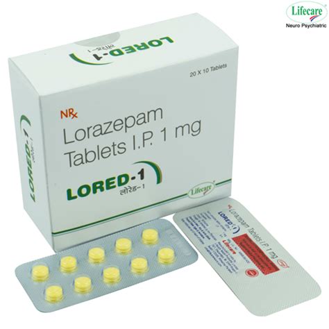 Lorazepam Tablets I.P. 1 mg | Pharma Franchise, Manufacturer and Supplier