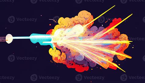 Vfx gun effect. AI render 22054308 Stock Photo at Vecteezy