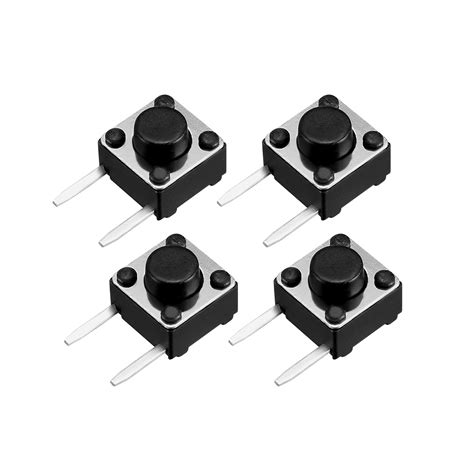 6x6x5mm Panel Micro/Small PCB Side 2PIN Tact Push Button Switch DIP 55PCS - Walmart.com ...