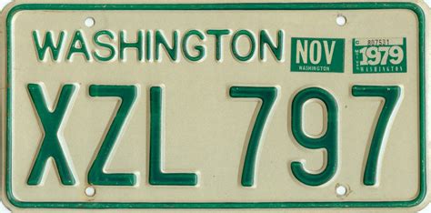 Washington State License Plate Guide – Danny's License Plates