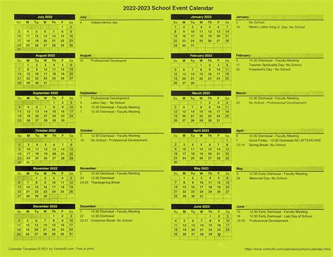 Calendar – Assumption Catholic School